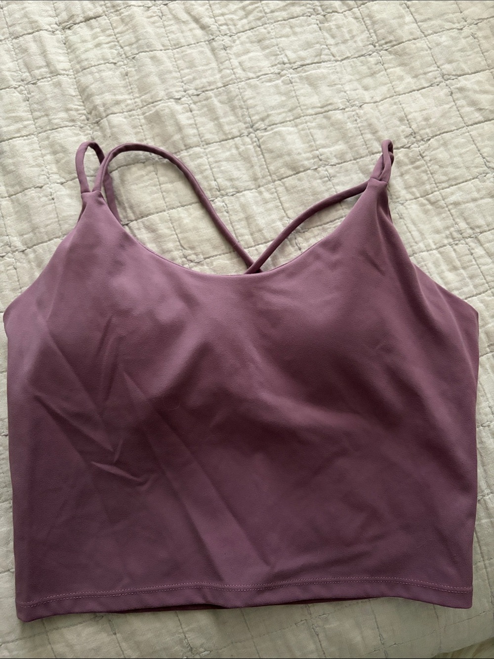Amazon Mauve Pink Strappy Tank Top